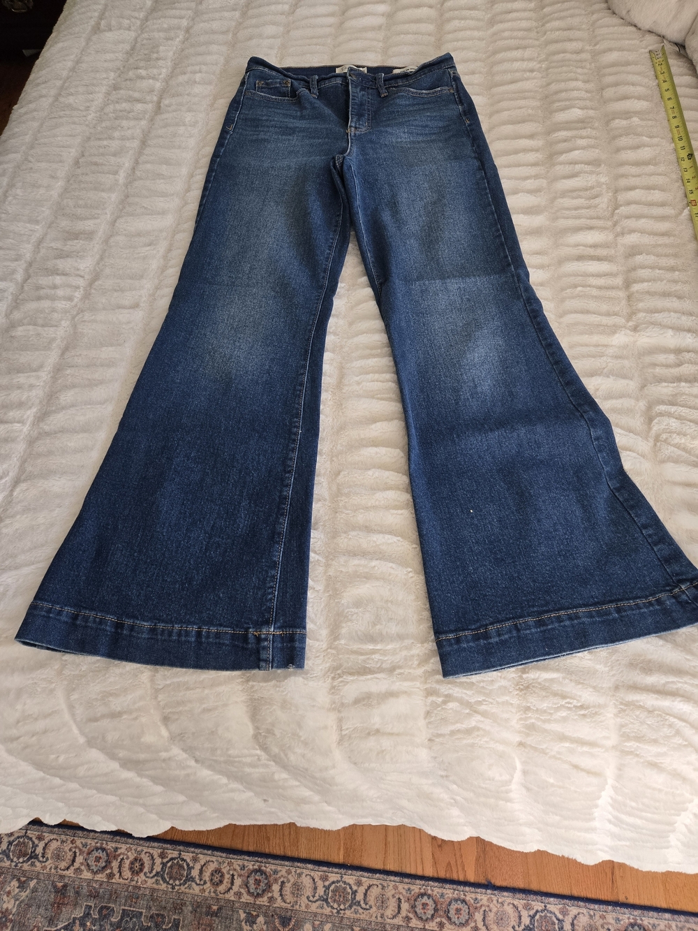 Jessica Simpson Dark Blue Wide-Leg Jeans